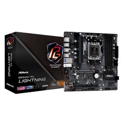 Asrock B650M PG LIGHTNING, AMD B650, AM5, Micro ATX, 4 DDR5, HDMI, DP, 2.5G LAN, PCIe4, 3x M.2 Asrock B650M PG LIGHTNING, AMD B650, AM5, Micro ATX, 4 DDR5, HDMI, DP, 2.5G LAN, PCIe4, 3x M.2